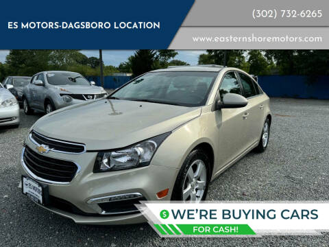 2016 Chevrolet Cruze Limited for sale at ES Motors-DAGSBORO location in Dagsboro DE