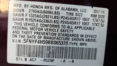 2011 Honda Pilot EX-L