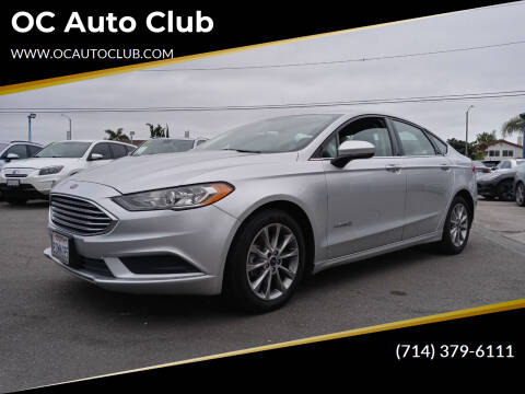 2017 Ford Fusion Hybrid for sale at OC Auto Club in Midway City CA