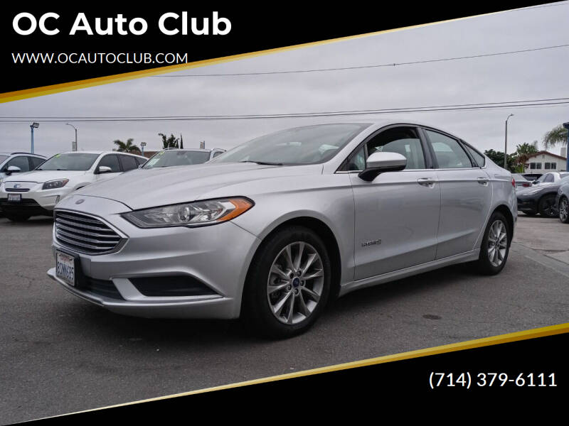 2017 Ford Fusion Hybrid for sale at OC Auto Club in Midway City CA