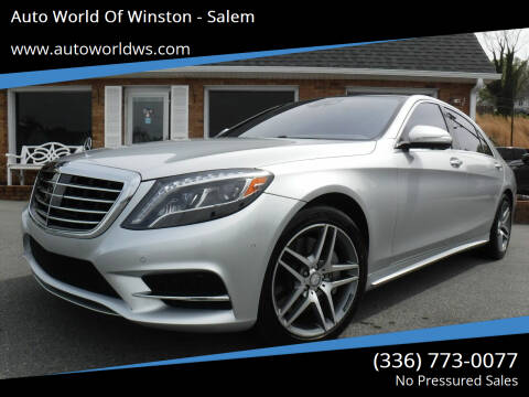 2016 Mercedes-Benz S-Class for sale at Auto World Of Winston - Salem in Winston Salem NC