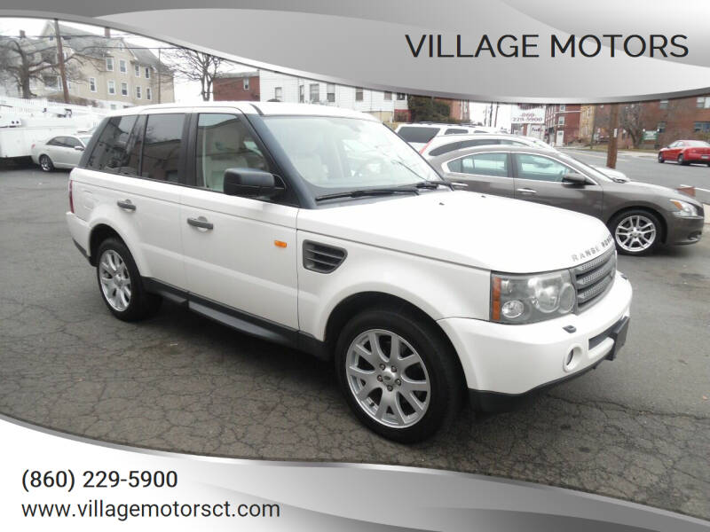 2008 Land Rover Range Rover Sport for sale at Village Motors in New Britain CT