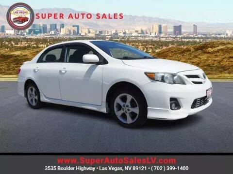 2012 Toyota Corolla for sale at Super Auto Sales in Las Vegas NV