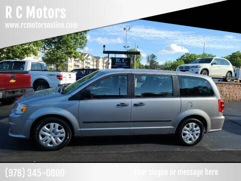 2014 Dodge Grand Caravan for sale at R C Motors in Lunenburg MA