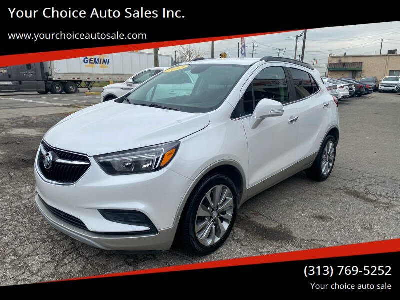 2017 Buick Encore for sale at Your Choice Auto Sales Inc. in Dearborn MI