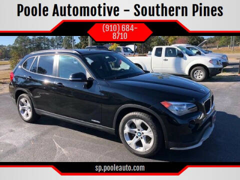 2015 BMW X1 for sale at Poole Automotive -Moore County in Aberdeen NC