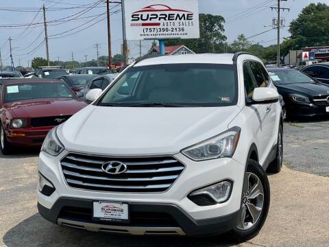 2013 Hyundai Santa Fe for sale at Supreme Auto Sales in Chesapeake VA