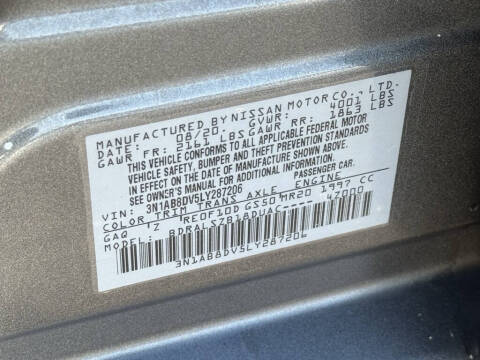 2020 Nissan Sentra SR