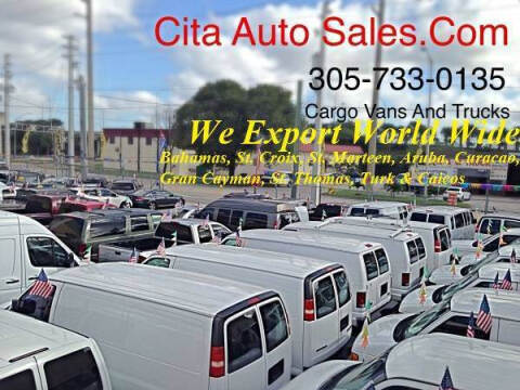 2012 FORD ECONOLINE  EXPRESS TRANSIT PROMSTER CARGO VAN NV for sale at Cita Auto Sales in Medley FL