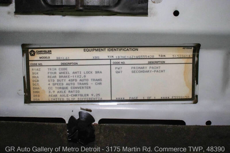 1998 Dodge Ram 1500 SS/T