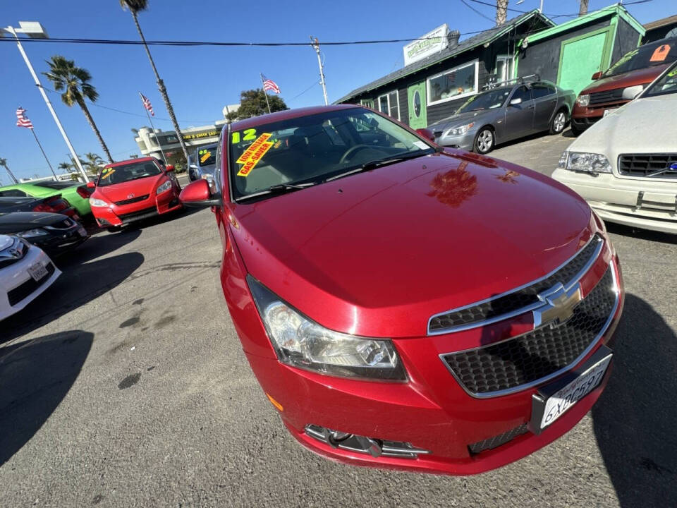 2012 Chevrolet Cruze for sale at North County Auto in Oceanside, CA