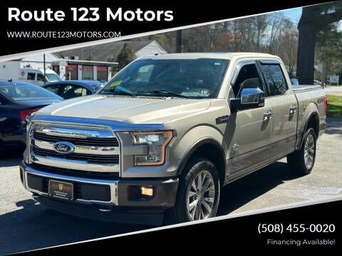 2017 Ford F-150 for sale at Route 123 Motors in Norton MA