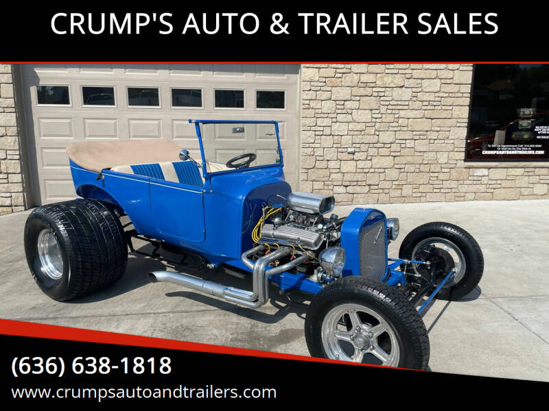1923 Ford T Bucket Hot Rod for sale at CRUMP'S AUTO & TRAILER SALES in Crystal City MO