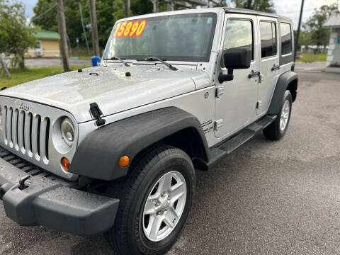 2010 Jeep Wrangler Unlimited for sale at JOHN JENKINS INC in Palatka FL