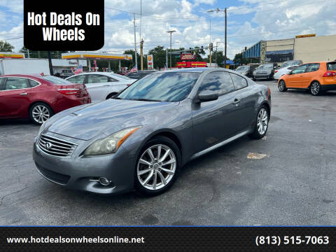 2012 Infiniti G37 Coupe for sale at Hot Deals On Wheels in Tampa FL