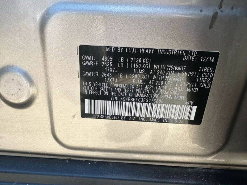 2015 Subaru Outback 2.5i Premium