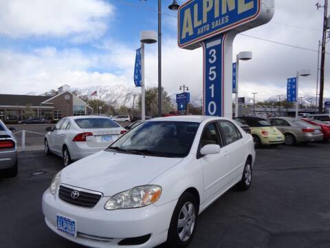 2006 Toyota Corolla for sale at Alpine Auto Sales in Salt Lake City UT