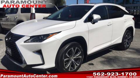 2017 Lexus RX 350 for sale at PARAMOUNT AUTO CENTER in Downey CA