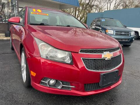 2014 Chevrolet Cruze for sale at GREAT DEALS ON WHEELS in Michigan City IN