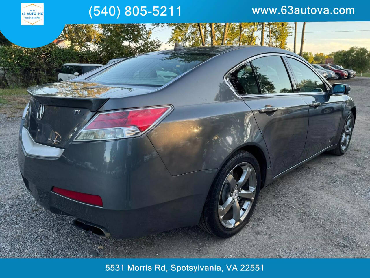 2010 Acura TL for sale at 63 Auto Inc in Spotsylvania, VA