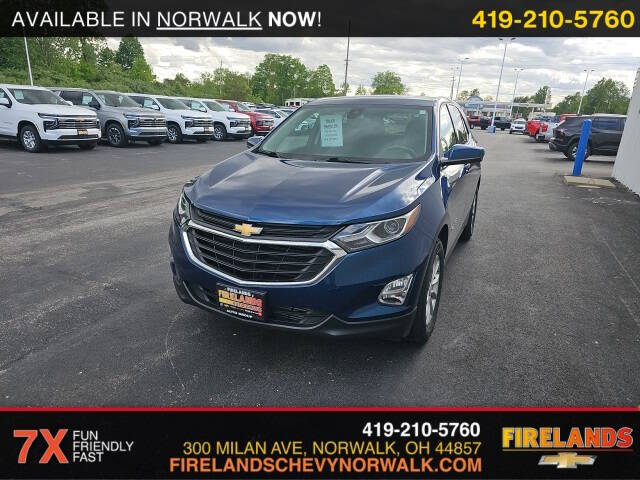 Used 2020 Chevrolet Equinox LT with VIN 2GNAXJEV7L6140897 for sale in Norwalk, OH