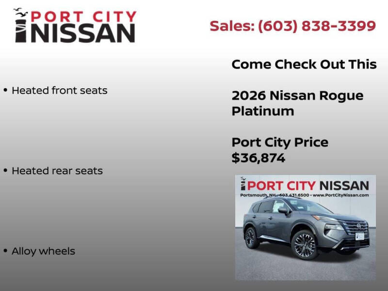 2026 Nissan Rogue Platinum