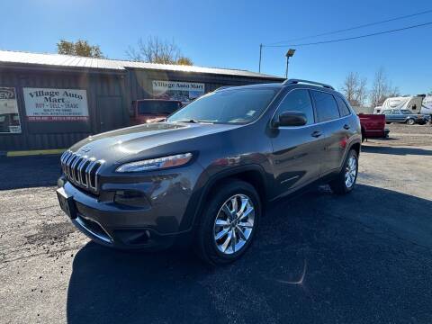 2015 Jeep Cherokee for sale at VILLAGE AUTO MART LLC in Portage IN
