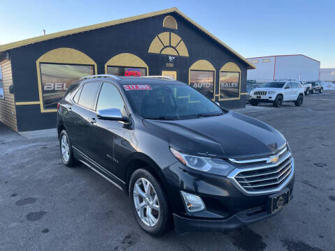 2021 Chevrolet Equinox for sale at BELOW BOOK AUTO SALES in Idaho Falls ID