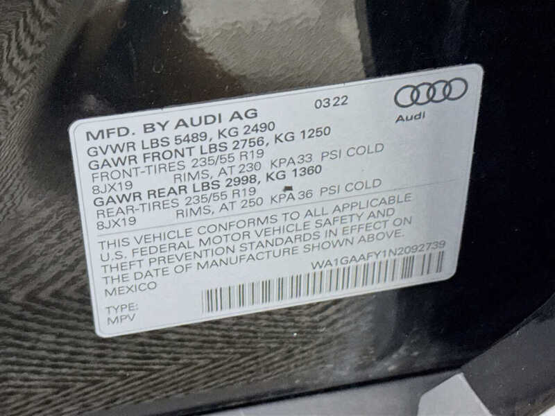 2022 Audi Q5 quattro S line Premium 45 TFSI