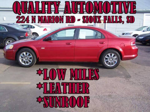 2006 Chrysler Sebring for sale at Quality Automotive in Sioux Falls SD