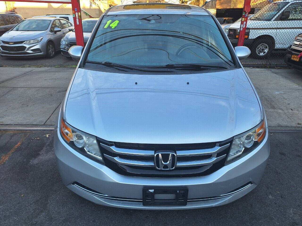Silver 2014 Honda Odyssey EX-L w/DVD EX-L 4dr Mini-Van w/DVD 2