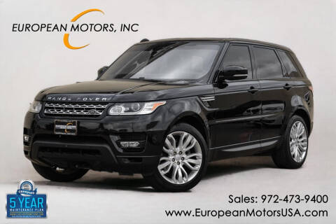 2017 Land Rover Range Rover Sport for sale at European Motors Inc in Plano TX