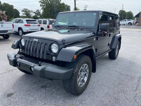 2014 Jeep Wrangler Unlimited for sale at Brewster Used Cars in Anderson SC