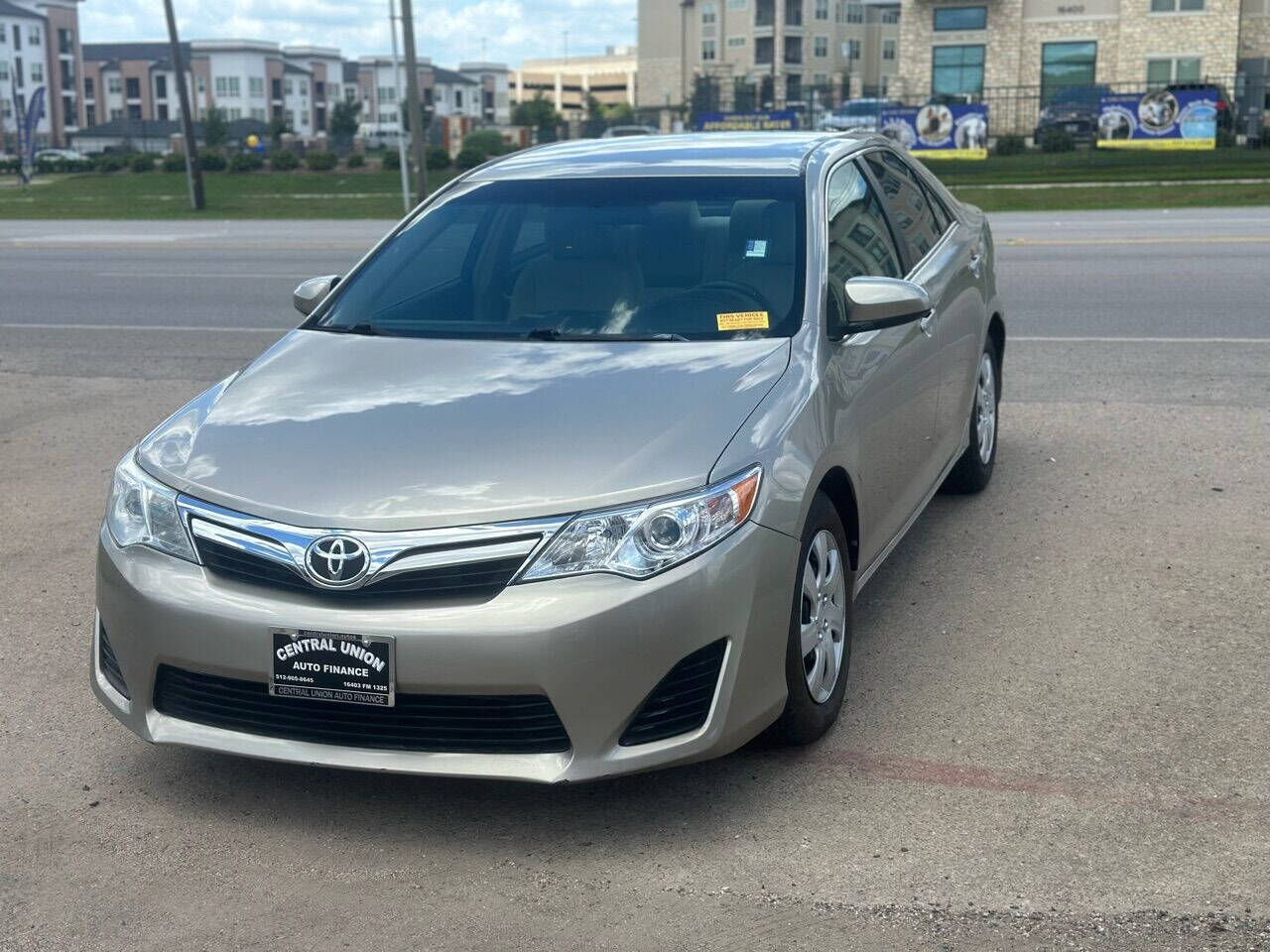 2013 Toyota Camry for sale at Central Union Auto Finance LLC in Austin, TX