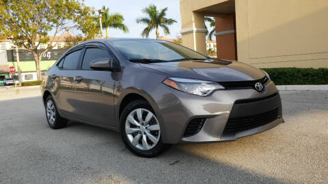 2016 Toyota Corolla for sale at AUTO BENZ USA in Fort Lauderdale FL
