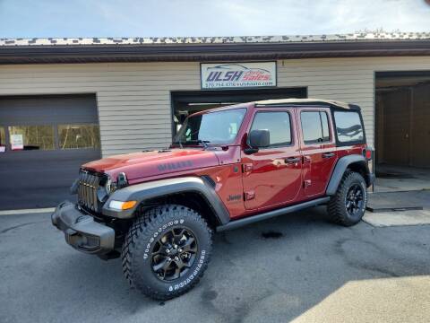 2021 Jeep Wrangler Unlimited for sale at Ulsh Auto Sales Inc. in Summit Station PA