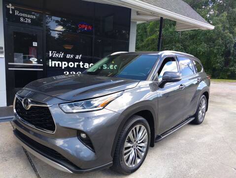 2021 Toyota Highlander for sale at importacar in Madison NC