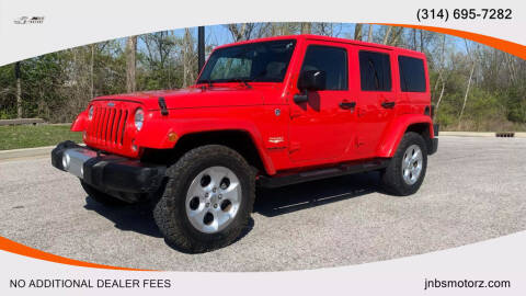 2015 Jeep Wrangler Unlimited for sale at JNBS Motorz in Saint Peters MO