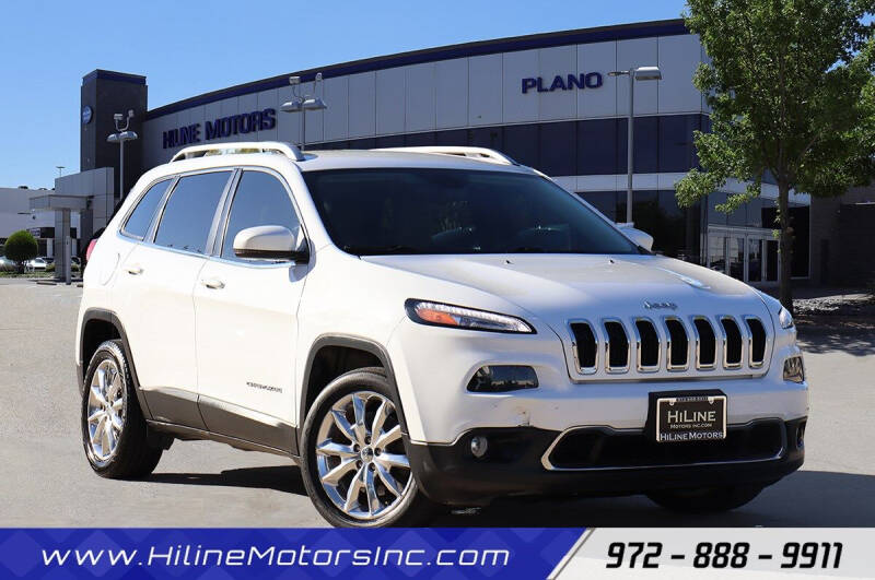 2017 Jeep Cherokee for sale at HILINE MOTORS in Plano TX