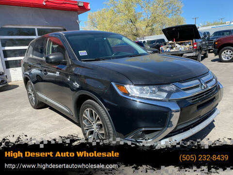 2017 Mitsubishi Outlander for sale at High Desert Auto Wholesale in Albuquerque NM