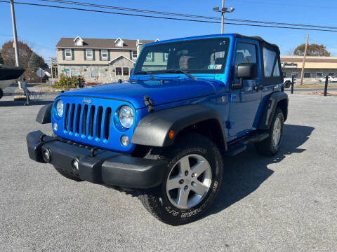 2015 Jeep Wrangler for sale at M4 Motorsports - Storage in Kutztown PA