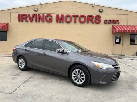 2015 Toyota Camry for sale at Irving Motors Corp in San Antonio TX