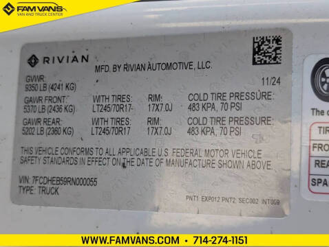 2024 Rivian RCV 500