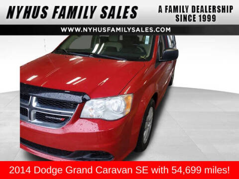 2014 Dodge Grand Caravan for sale at Nyhus Family Sales in Perham MN