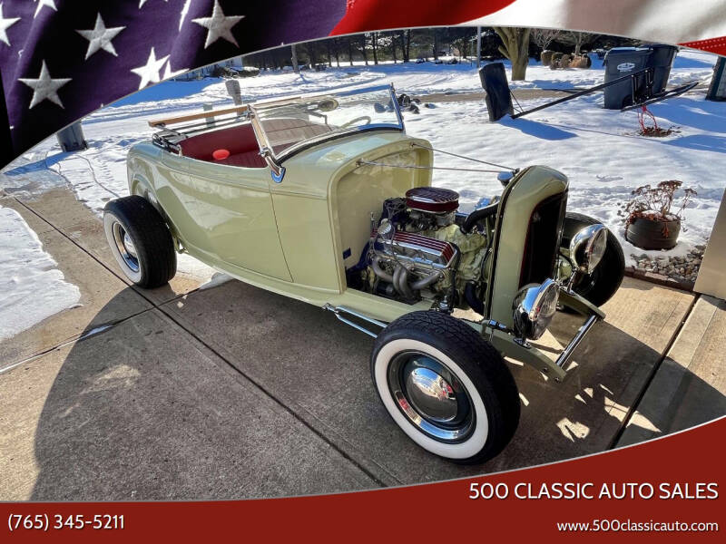 1932 Ford Model B for sale at 500 CLASSIC AUTO SALES in Knightstown IN