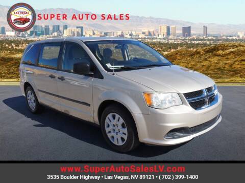 2014 Dodge Grand Caravan for sale at Super Auto Sales in Las Vegas NV