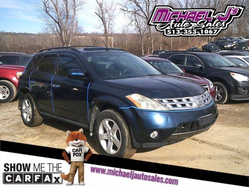 2005 Nissan Murano for sale at MICHAEL J'S AUTO SALES in Cleves OH