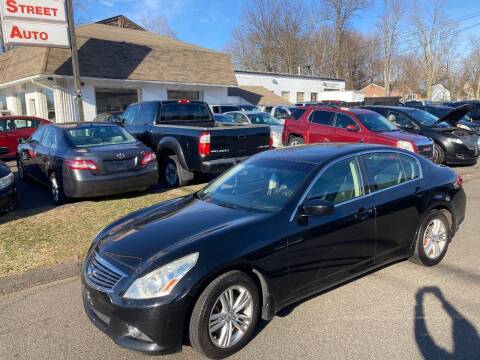 2013 Infiniti G37 Sedan for sale at ENFIELD STREET AUTO SALES in Enfield CT