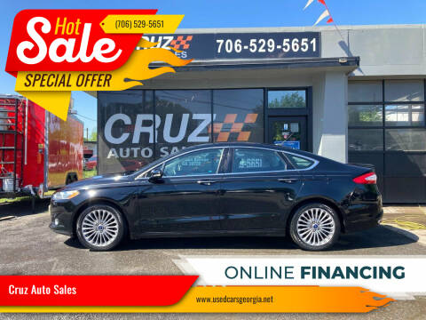 2016 Ford Fusion for sale at Cruz Auto Sales in Dalton GA