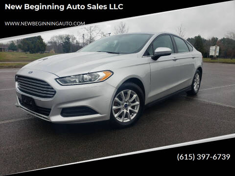 2016 Ford Fusion for sale at New Beginning Auto Sales LLC in Lebanon TN